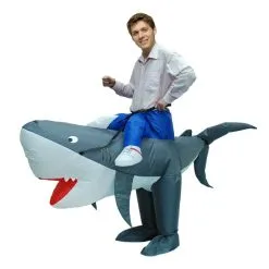 Inflatable Shark Riding Costume 7 Inflatable Shark Riding Costume -Props Sales Store 10092025 3