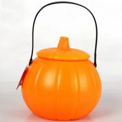 Halloween Plastic Pumpkin Lantern Light Candy Bag -Props Sales Store 12