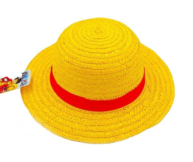 One Piece Luffy Straw Hat Cap Costume 2 One Piece Luffy Straw Hat Cap Costume - Image 2