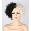 Cruella De Vil Cosplay Costume Wig Hair