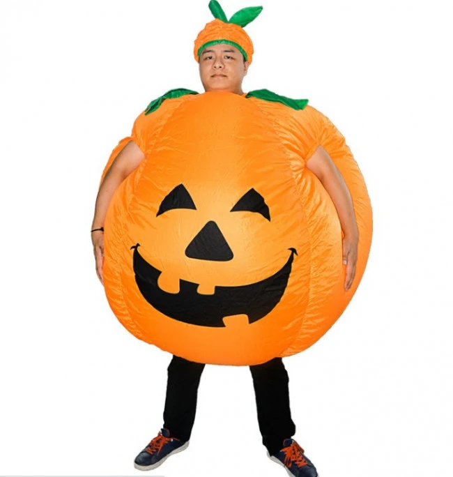 Giant Pumpkin Jack O Lantern Inflatable Costume 1 Giant Pumpkin Jack O Lantern Inflatable Costume