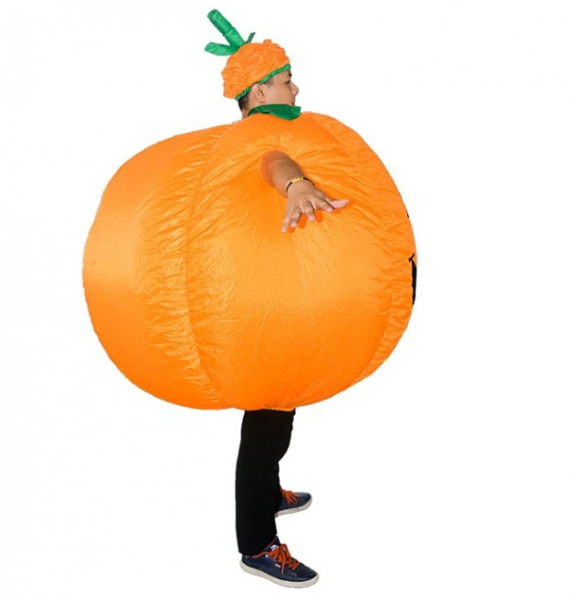 Giant Pumpkin Jack O Lantern Inflatable Costume 2 Giant Pumpkin Jack O Lantern Inflatable Costume - Image 2