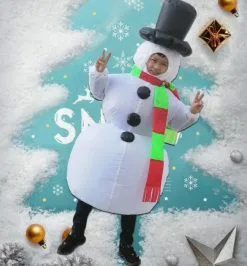 Giant Snowman Inflatable Costume -Props Sales Store 51207 3