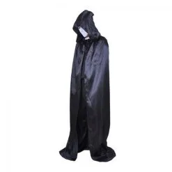 Halloween Elegant Fancy Dress Cloak Costume Size 150cm -Props Sales Store cloak black 1
