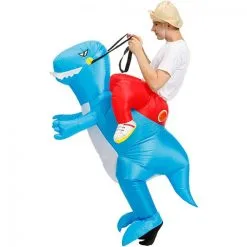 Blue Dinosaur Jurassic World Inflatable Costume -Props Sales Store hlw inflatable bluedino