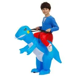 Blue Dinosaur Jurassic World Inflatable Costume -Props Sales Store hlw inflatable bluedino 3