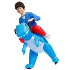 Blue Dinosaur Jurassic World Inflatable Costume -Props Sales Store hlw inflatable bluedino 4