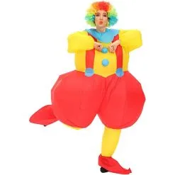Funny Clown Inflatable Costume -Props Sales Store hlw inflatable clownfun 2