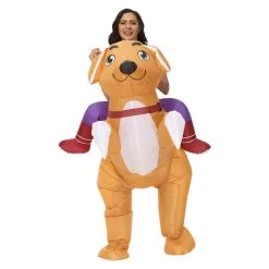Riding Dog Inflatable Costume -Props Sales Store hlw inflatable dogride 1