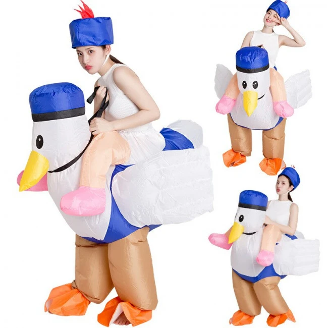 Riding Flying Duck Inflatable Costume 2 Riding Flying Duck Inflatable Costume - Image 2