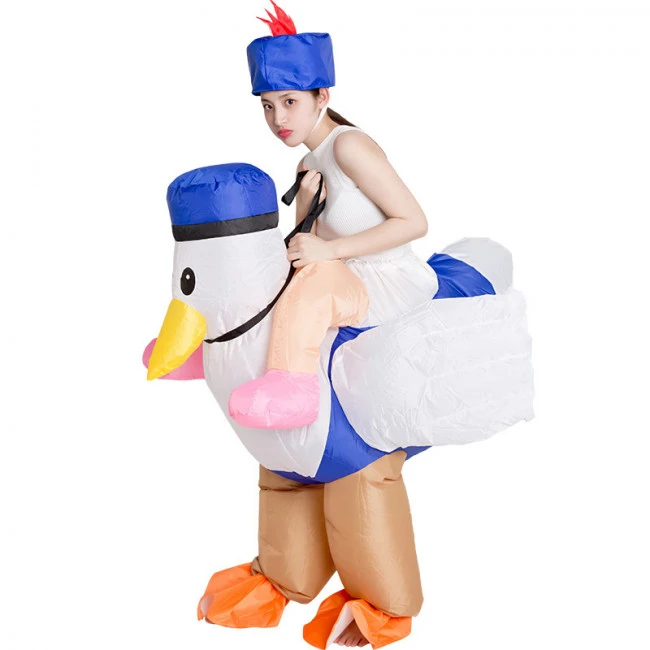 Riding Flying Duck Inflatable Costume 1 Riding Flying Duck Inflatable Costume