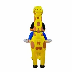 Riding Giraffe Inflatable Costume 8 Riding Giraffe Inflatable Costume -Props Sales Store hlw inflatable girafferide 1