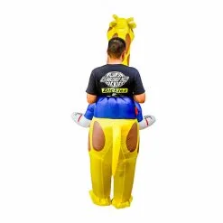 Riding Giraffe Inflatable Costume 7 Riding Giraffe Inflatable Costume -Props Sales Store hlw inflatable girafferide 4