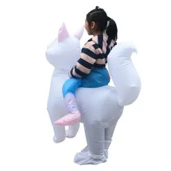 Riding Kitten Inflatable Costume -Props Sales Store hlw inflatable kittenride 1