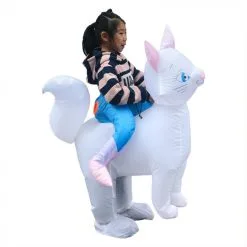 Riding Kitten Inflatable Costume -Props Sales Store hlw inflatable kittenride