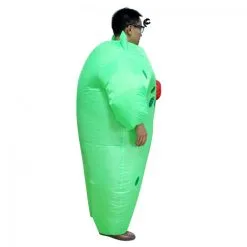Green One Eye Monster Inflatable Costume -Props Sales Store hlw inflatable monstergreen 2