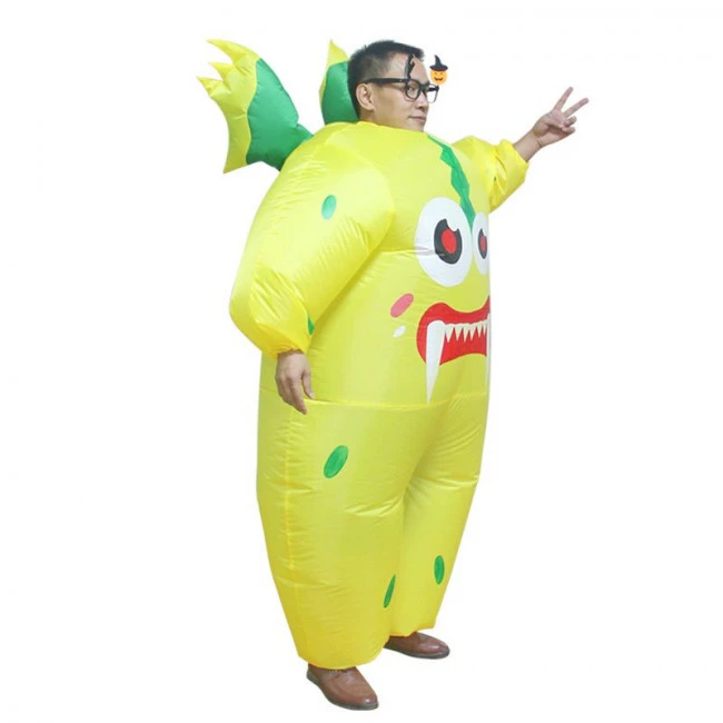 Yellow Monster Inflatable Costume 1 Yellow Monster Inflatable Costume