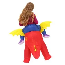 Riding Red Dragon Inflatable Costume -Props Sales Store hlw inflatable reddragon 7