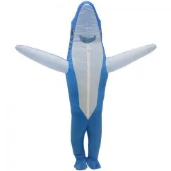 Blue Shark Inflatable Costume -Props Sales Store hlw inflatable sharkblue 4