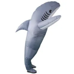 Grey Shark Inflatable Costume -Props Sales Store hlw inflatable sharkgrey