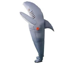 Grey Shark Inflatable Costume -Props Sales Store hlw inflatable sharkgrey 3