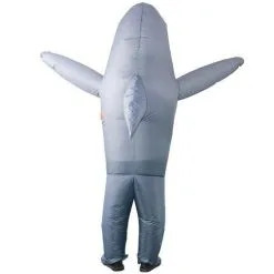 Grey Shark Inflatable Costume -Props Sales Store hlw inflatable sharkgrey 4