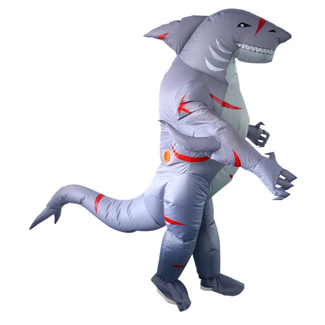 Shark Man Inflatable Costume 1 Shark Man Inflatable Costume