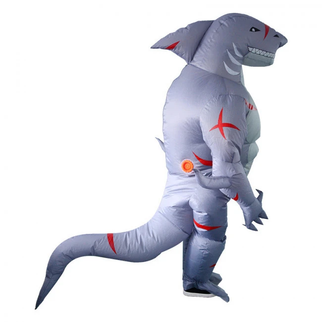 Shark Man Inflatable Costume 4 Shark Man Inflatable Costume - Image 4