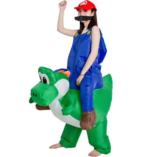 Riding Yoshi Inflatable Costume 3 Riding Yoshi Inflatable Costume - Image 3