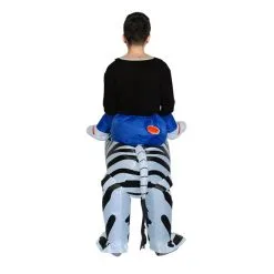 Riding Zebra Inflatable Costume -Props Sales Store hlw inflatable zebraride 4