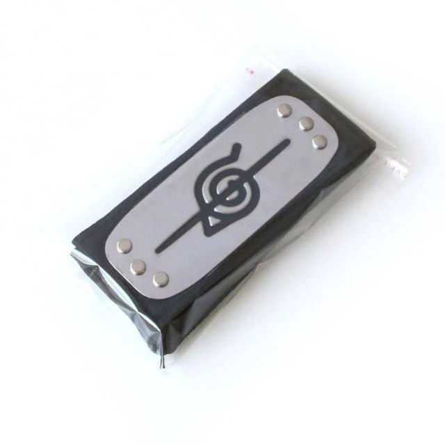 Akatsuki Konohagakure Hidden Leaf Village Headband From Naruto Cosplay Costume Prop 2 Akatsuki Konohagakure Hidden Leaf Village Headband From Naruto Cosplay Costume Prop - Image 2