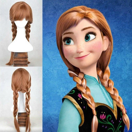 Anna Frozen Hair Wig For Adults 2 Anna Frozen Hair Wig For Adults - Image 2
