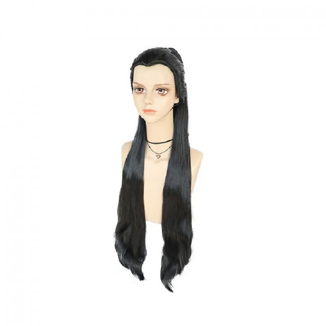 Demon Slayer Daki Cosplay Wig Black 2 Demon Slayer Daki Cosplay Wig Black - Image 2