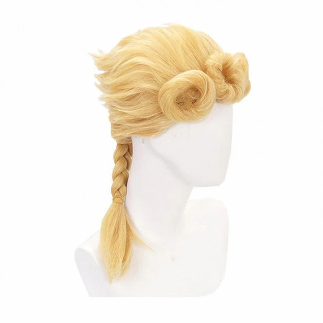 Giorno Giovanna JoJo's Bizarre Cosplay Wig 3 Giorno Giovanna JoJo's Bizarre Cosplay Wig - Image 3