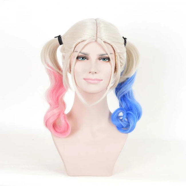 Harley Quinn Hair Wig For Adults 1 Harley Quinn Hair Wig For Adults