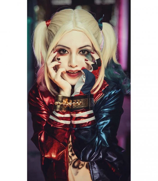 Harley Quinn Hair Wig For Adults 2 Harley Quinn Hair Wig For Adults - Image 2