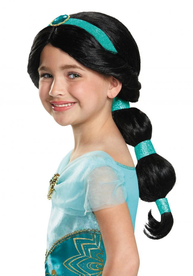 Jasmine Aladdin Wig For Girls 1 Jasmine Aladdin Wig For Girls