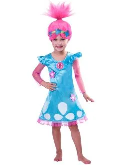 Poppy Trolls Hair Wig For Girls