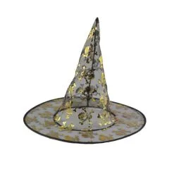 Halloween Prop Witch Mesh Hat Costume
