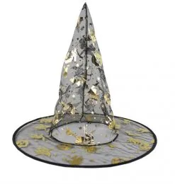 Halloween Prop Masquerade Ball Witch Padding Hat Costume -Props Sales Store hlw witch ribbonhat 15