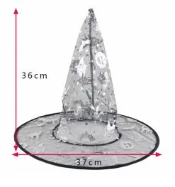 Halloween Prop Masquerade Ball Witch Padding Hat Costume -Props Sales Store hlw witch ribbonhat 16