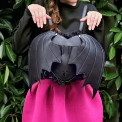 Bat Outta Hell Bat Wings Backpack -Props Sales Store image 51nezxpdrpl