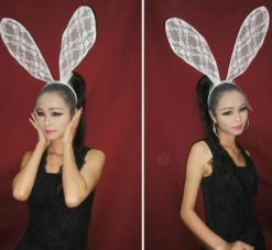 Halloween White Lace Long Bunny Ears Headband Costume -Props Sales Store image screen shot 2014 09 18 at 4.54.57 pm