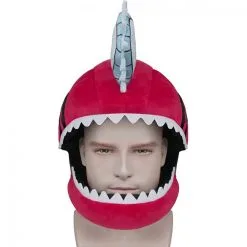 Denji Chainsaw Head Cover Plush Cosplay Costume Prop From Chainsaw Man